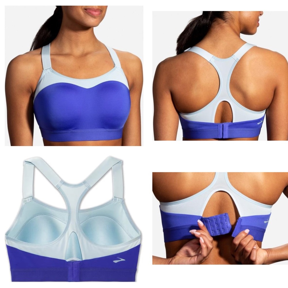 Brooks - 36D - Dare racerback run bra - teal